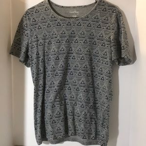 Carol bay short sleeve top size M 100% cotton gray